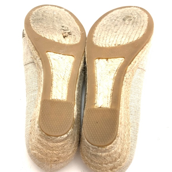 ELLEN TRACY KANDI Peep Toe Espadrille Shoes sz 9 - Picture 13 of 16